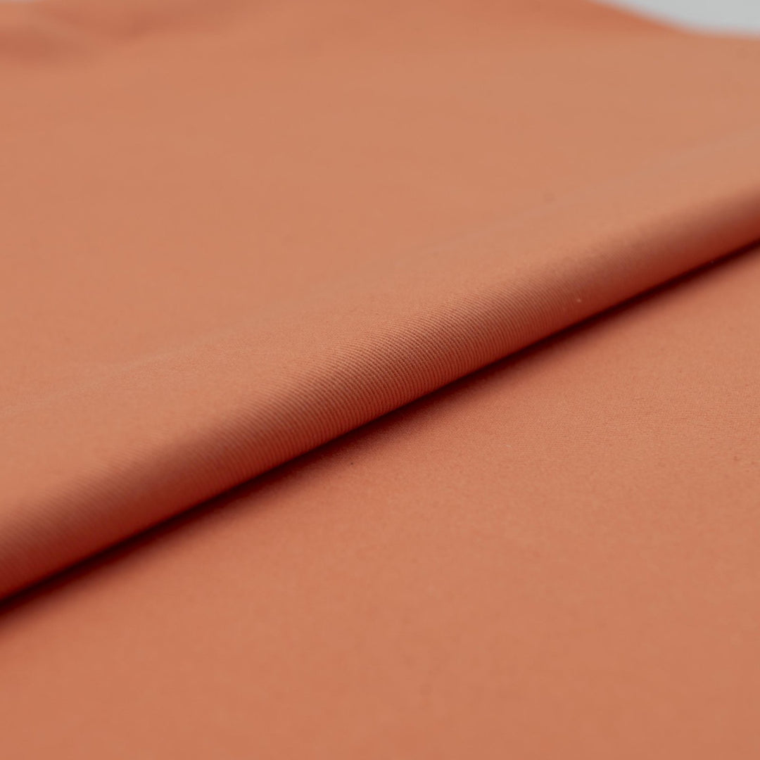 Warm Pumpkin Denim Fabric - 100% Cotton, 59-Inch Wide, USA-Made Orange Denim for Jackets, Pants & Seasonal Crafts