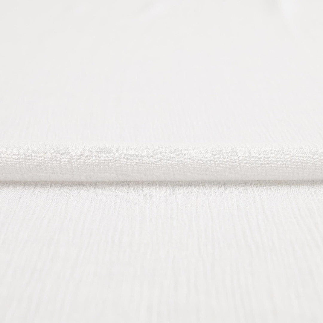 Cotton Gauze Soft White – 100% cotton, 50 inches wide, lightweight breathable fabric for sewing tops, dresses, baby blankets, and layering garments