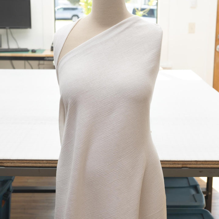 Cotton Gauze Soft White – 100% cotton, 50 inches wide, lightweight breathable fabric for sewing tops, dresses, baby blankets, and layering garments