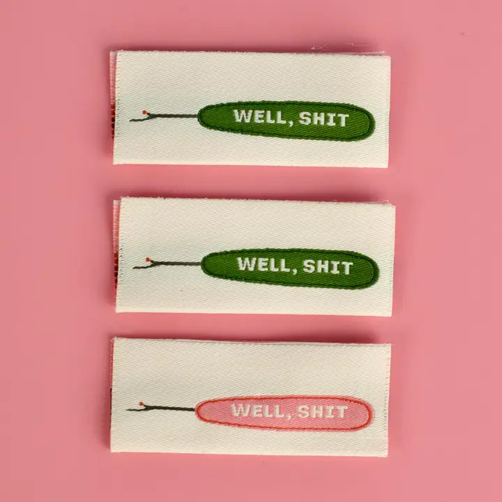 Kati Cupcake Sewing Labels - Well, Sh*t
