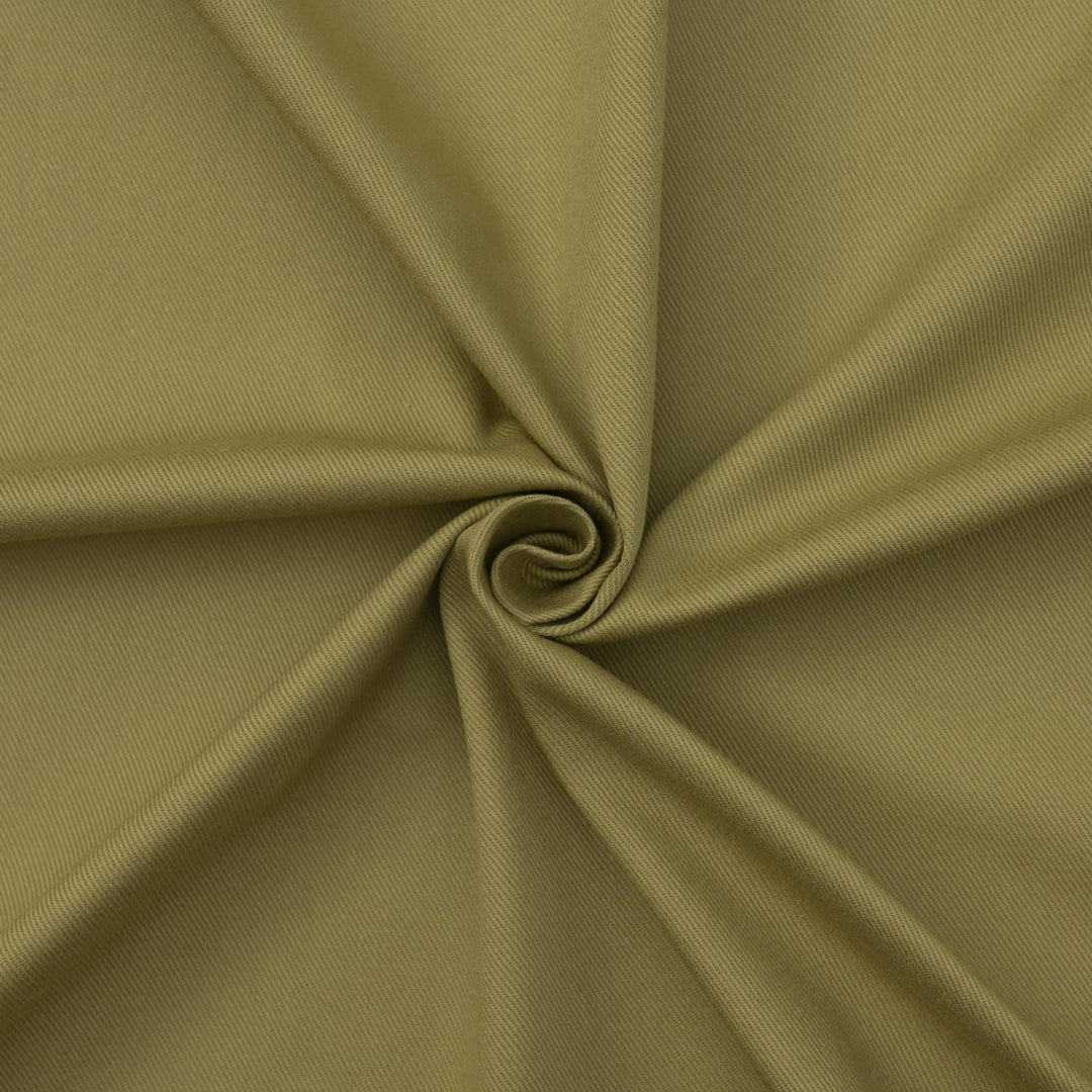 Parakeet Green Bull Denim Twill Fabric - 100% Cotton, 60-Inch Wide, Heavyweight Durable Material for Sewing & Upholstery