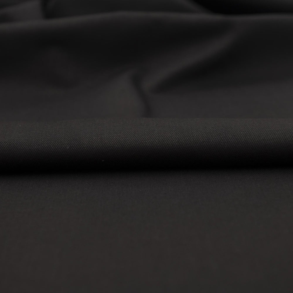 70-inch wide black denim fabric for durable apparel projects