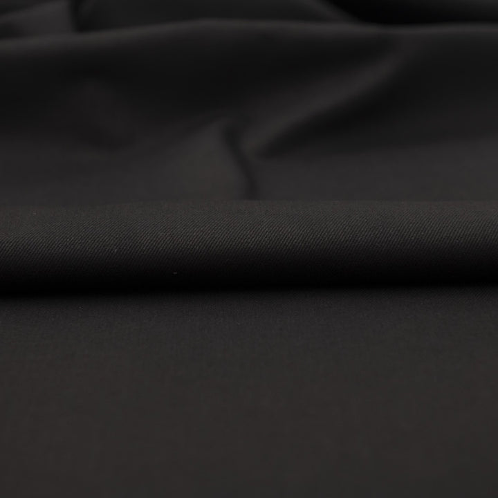 70-inch wide black denim fabric for durable apparel projects