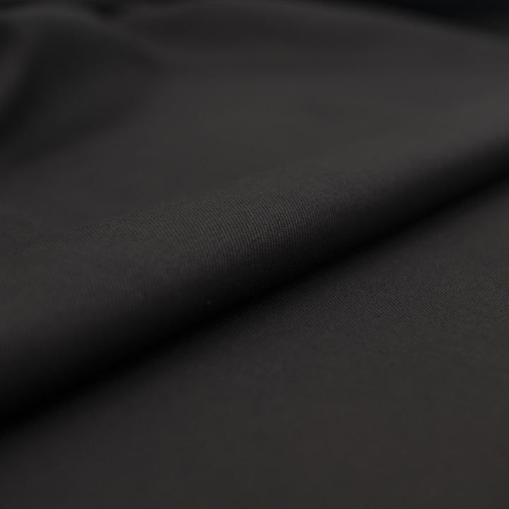 70-inch wide black denim fabric for durable apparel projects
