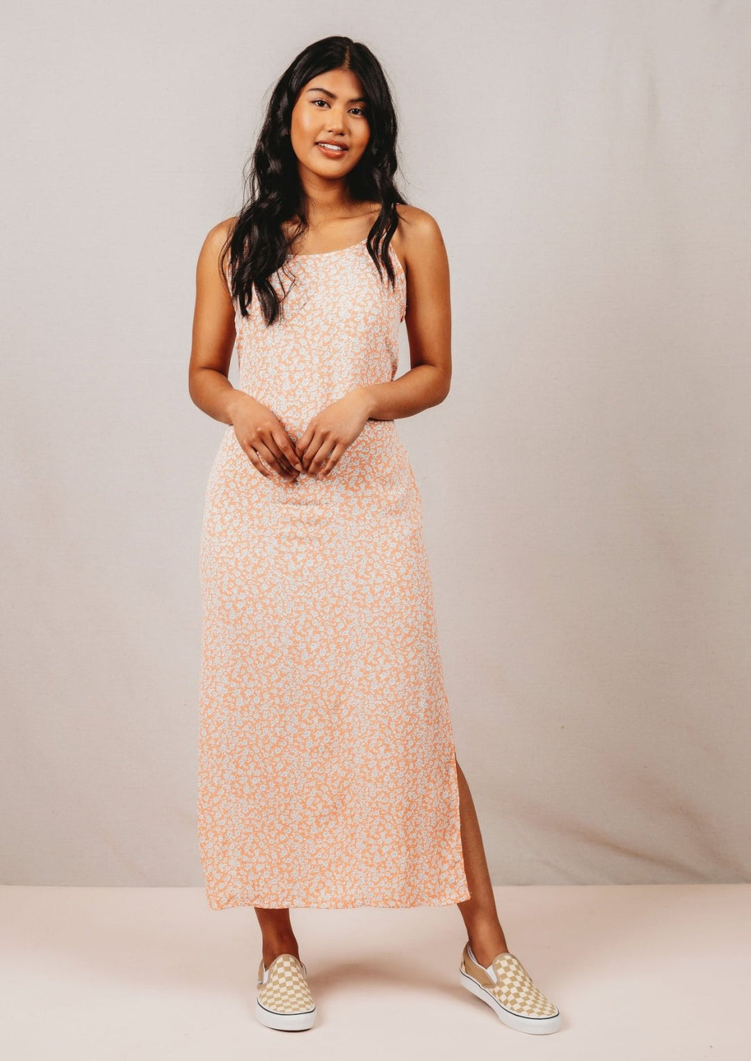 Friday Pattern Co. - The Saltwater Slip sewing pattern for versatile slip dress with adjustable straps, two lengths, and inclusive sizing XS–7X