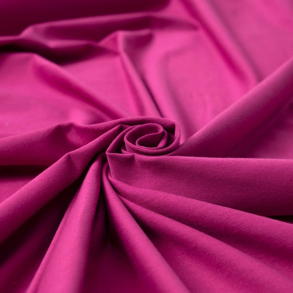 Wild Aster Cotton Spandex Knit - OEKO-TEX Certified 4-Way Stretch Fabric