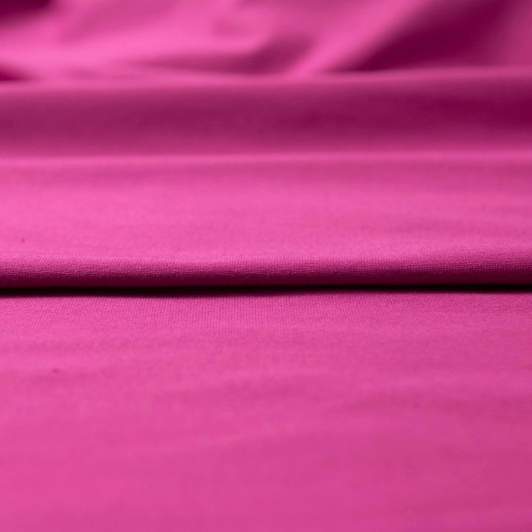 Wild Aster Cotton Spandex Knit - OEKO-TEX Certified 4-Way Stretch Fabric