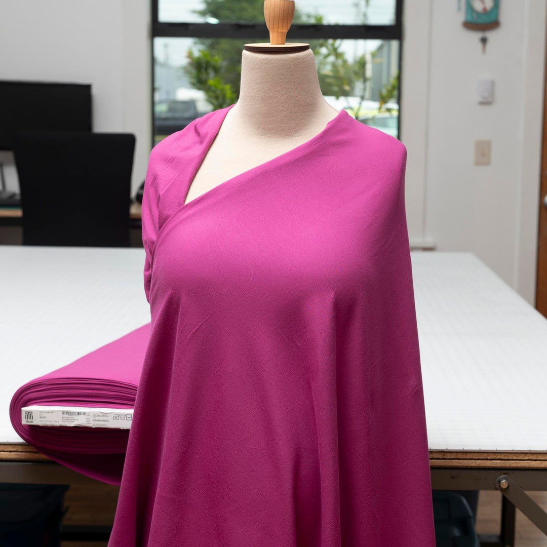 Wild Aster Cotton Spandex Knit - OEKO-TEX Certified 4-Way Stretch Fabric