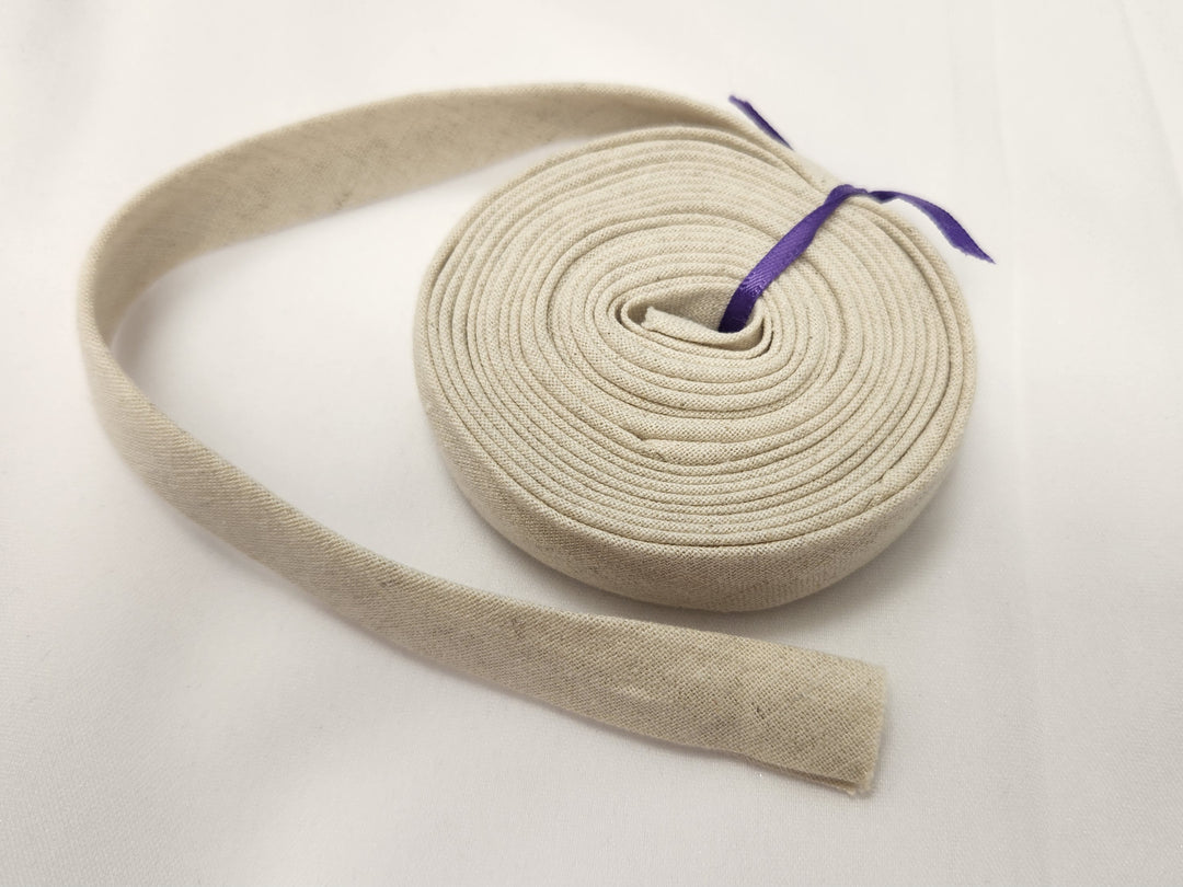 Double Fold Bias Tape 1/2" - Natural