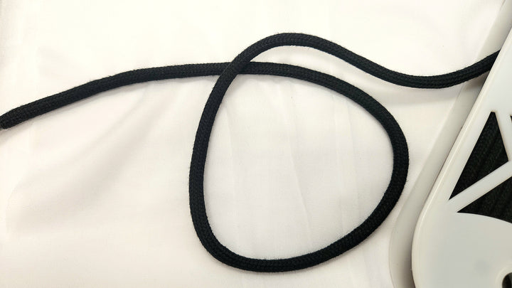 Black Drawstring Cord – 1/4"