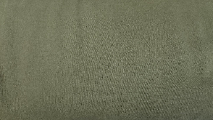 Linen &amp; Cotton Blend - Laundered - Olive