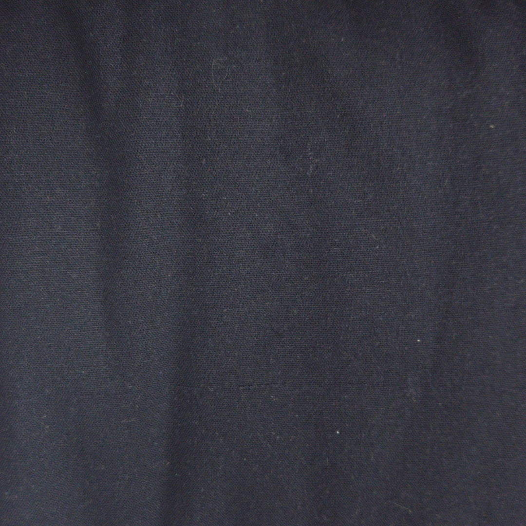 Linen &amp; Cotton Blend - Laundered - Navy