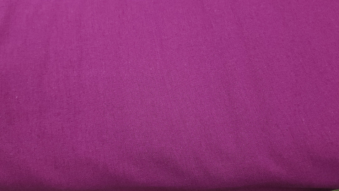 Linen &amp; Cotton Blend - Laundered - Magenta