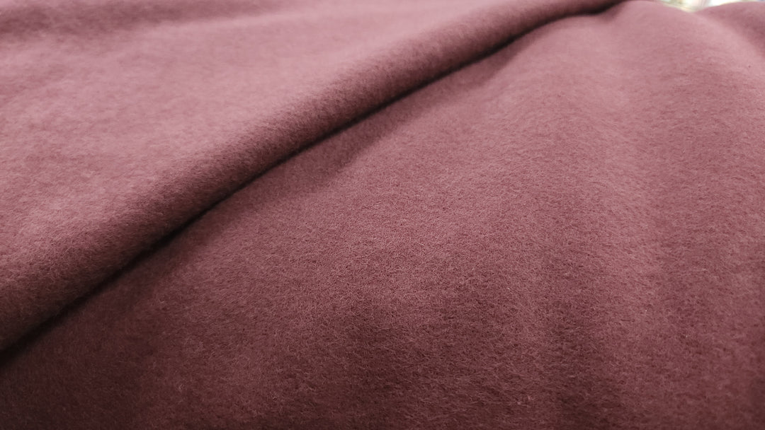Sweatshirt Fleece 3-End in Wine