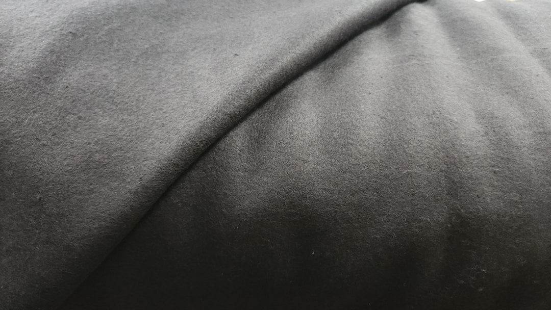 Sweatshirt Fleece 3-End in Black