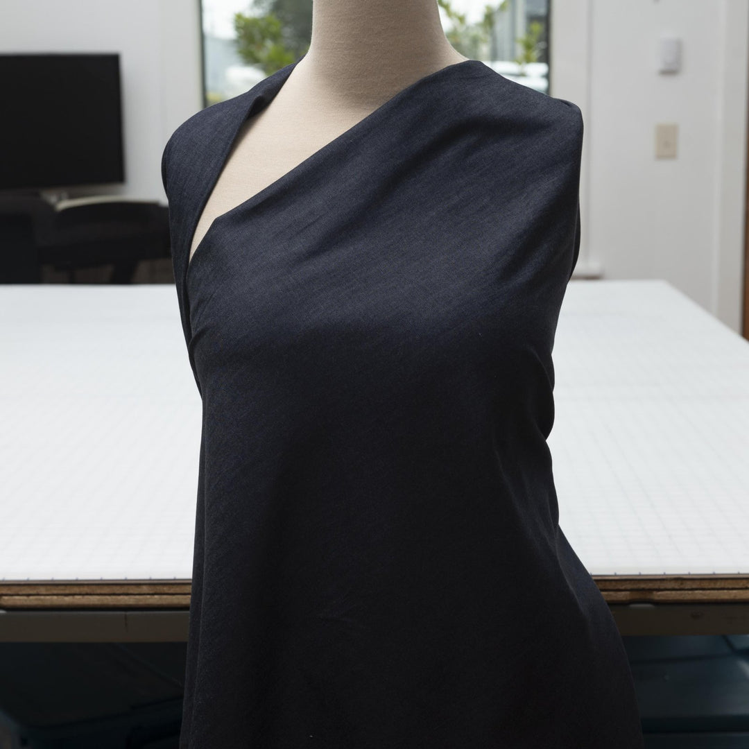 Indigo denim shirting fabric 100% cotton for shirts and dresses