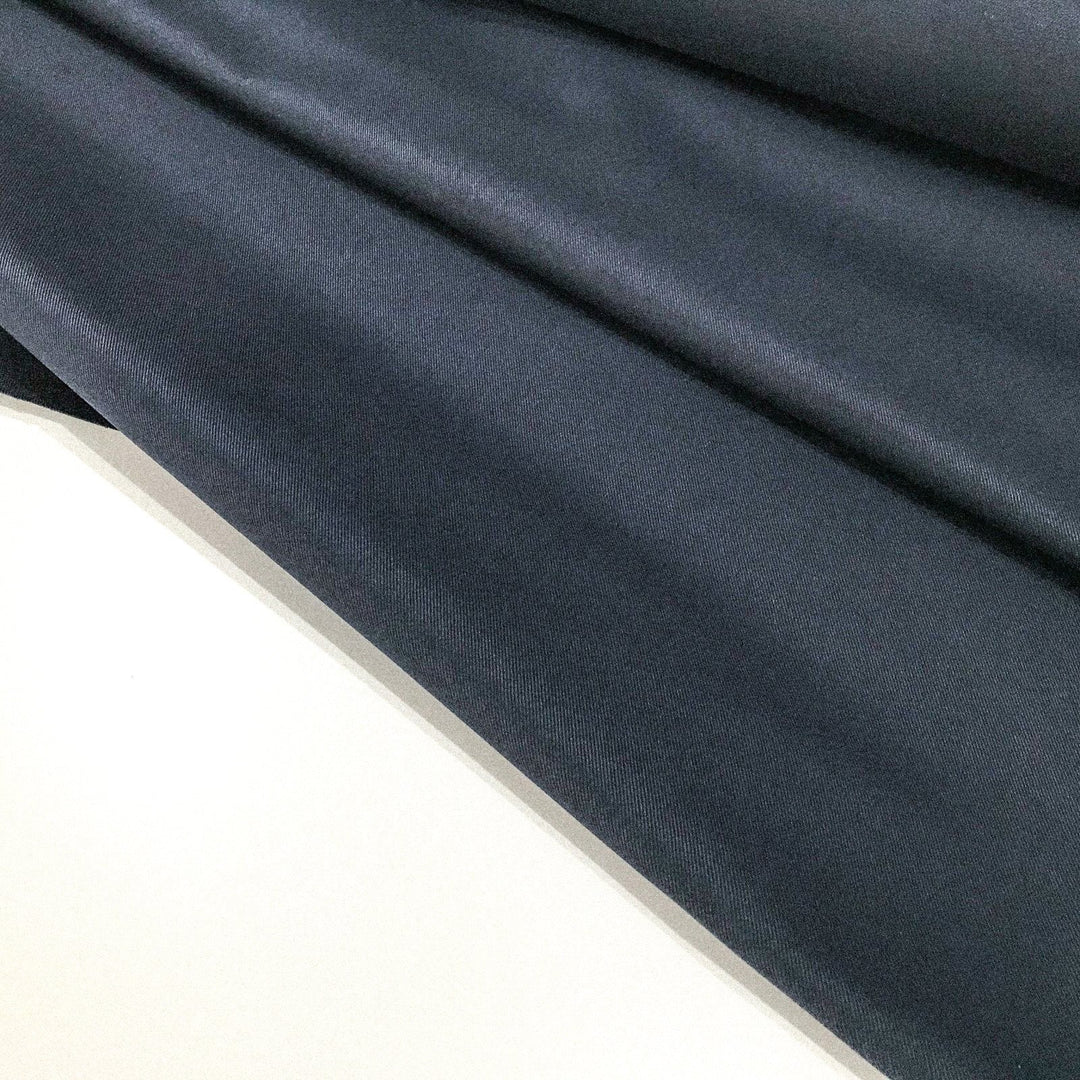Chino Twill Midnight Navy – 100% cotton medium weight fabric, 8.5 oz, 60 inches wide for sewing jackets, pants, and skirts