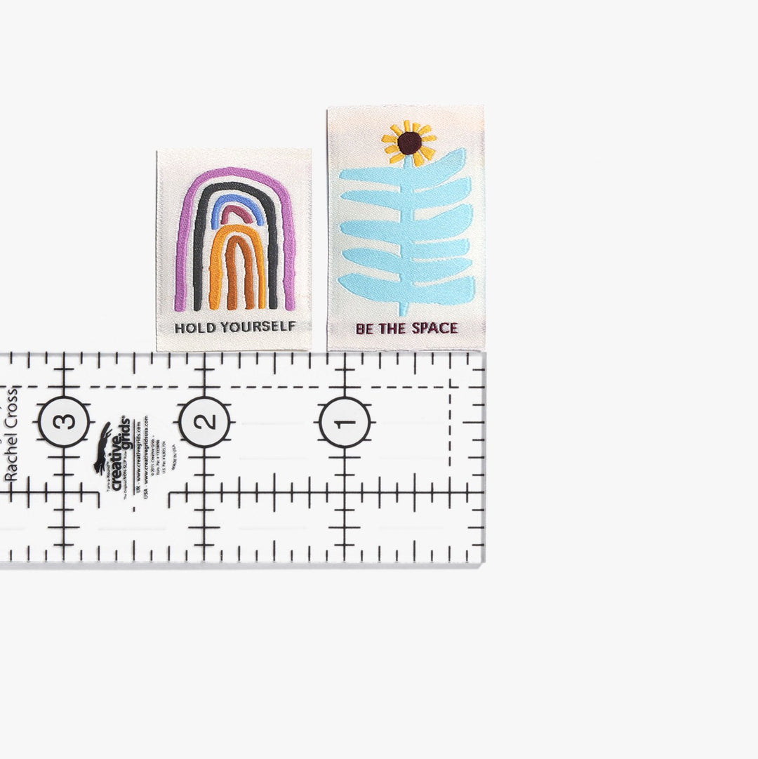Kylie and the Machine & Claire Ritchie Self Love Collection Sewing Labels - Limited Edition Positive Affirmation Garment Tags