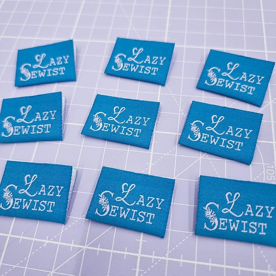 SA Labels Lazy Sewist humorous garment tags for impatient and shortcut-loving sewists