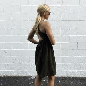 Cali Faye Collection Esteem Dress Pattern – scoop neck, criss-cross back, and gathered skirt sewing pattern