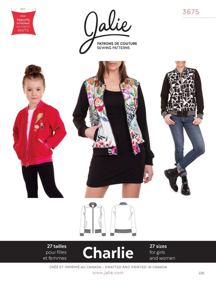 Pattern - Jalie - Charlie Bomber Jacket