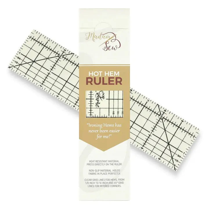 Hot Hem Ruler 10"