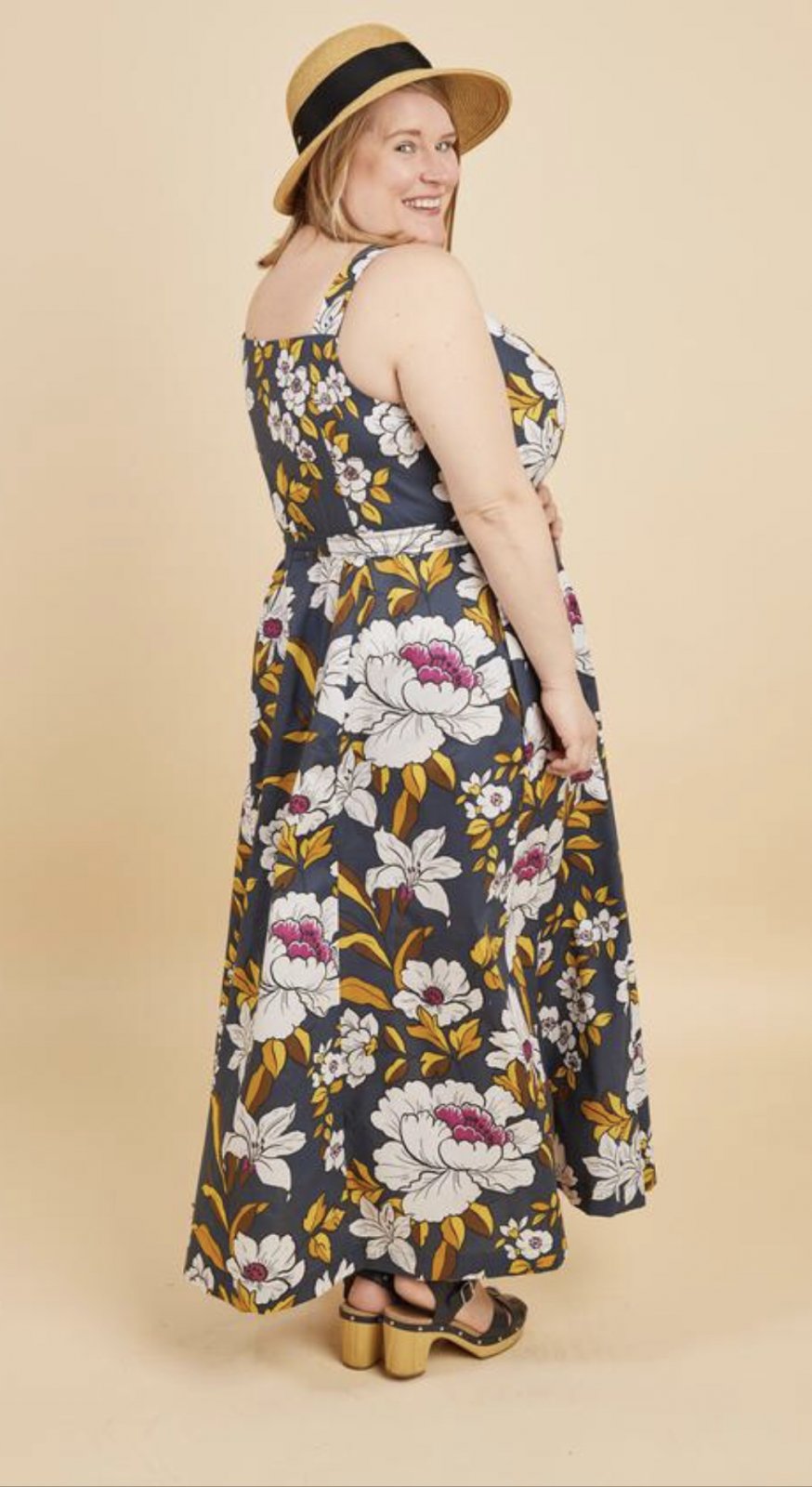 Cashmerette Holyoke Maxi Dress & Skirt Pattern – elastic waist maxi dress and full-length skirt sewing pattern