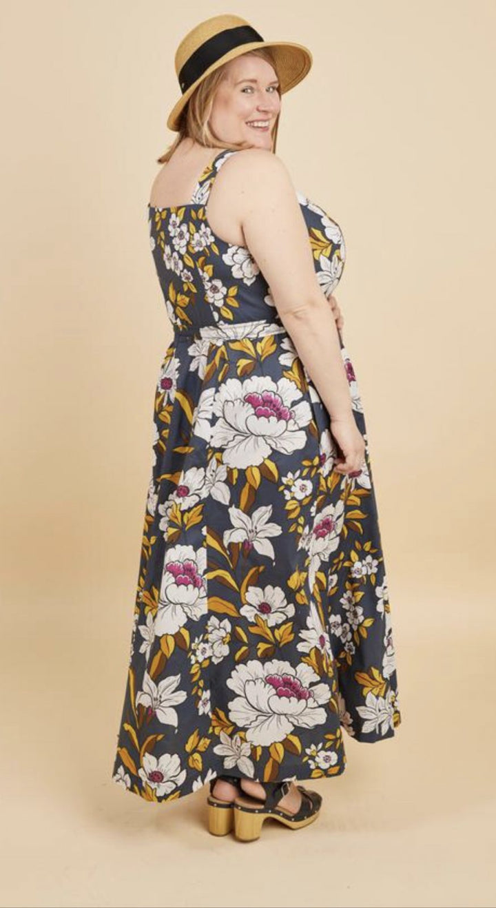 Cashmerette Holyoke Maxi Dress & Skirt Pattern – elastic waist maxi dress and full-length skirt sewing pattern