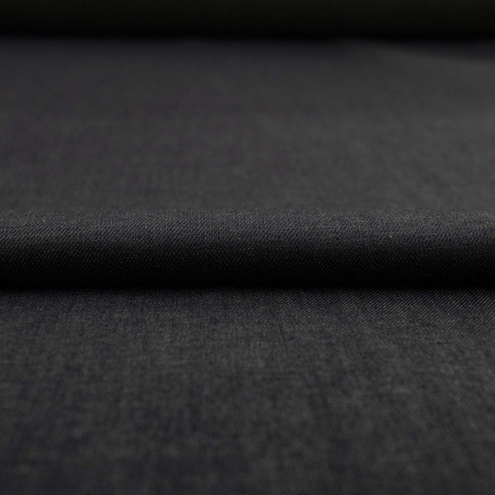 Indigo olive weft denim fabric - 12 oz Spanish cotton-spandex blend