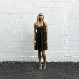 Cali Faye Collection Esteem Dress Pattern – scoop neck, criss-cross back, and gathered skirt sewing pattern