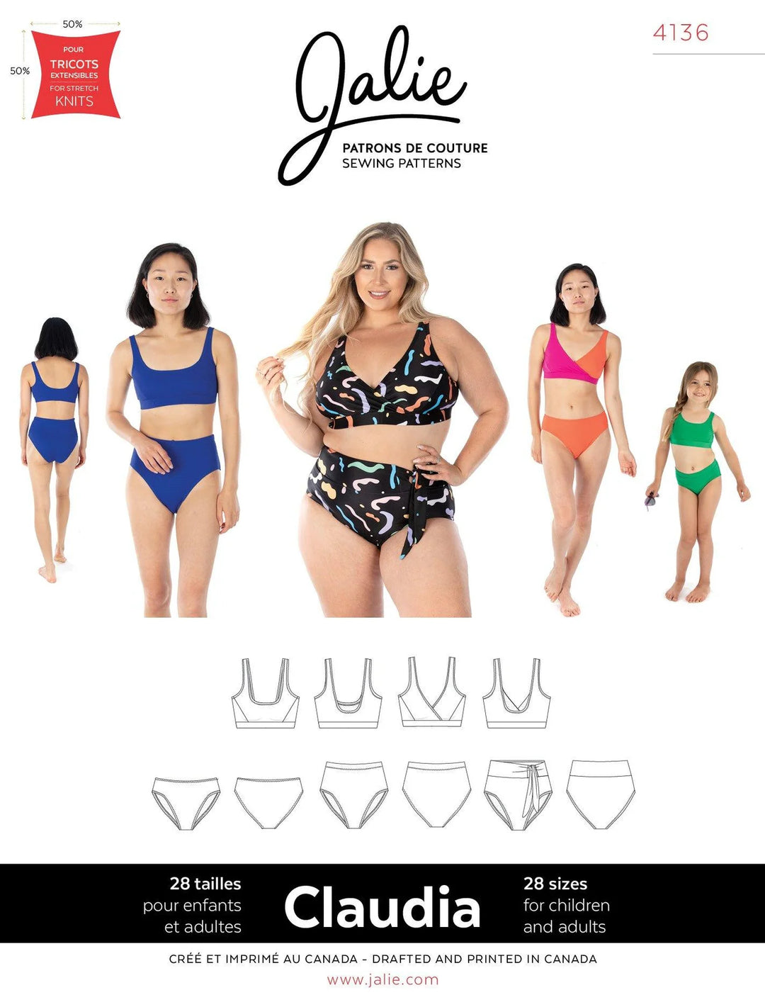 Pattern - Jalie - Claudia Bikinis