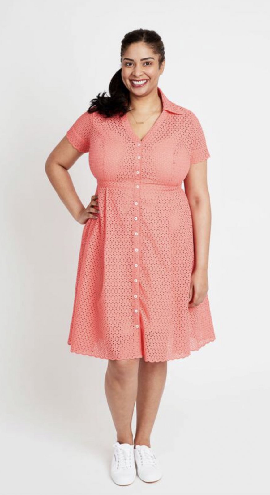Cashmerette Lenox Shirtdress Pattern – curve-friendly pleated or gathered skirt sewing pattern