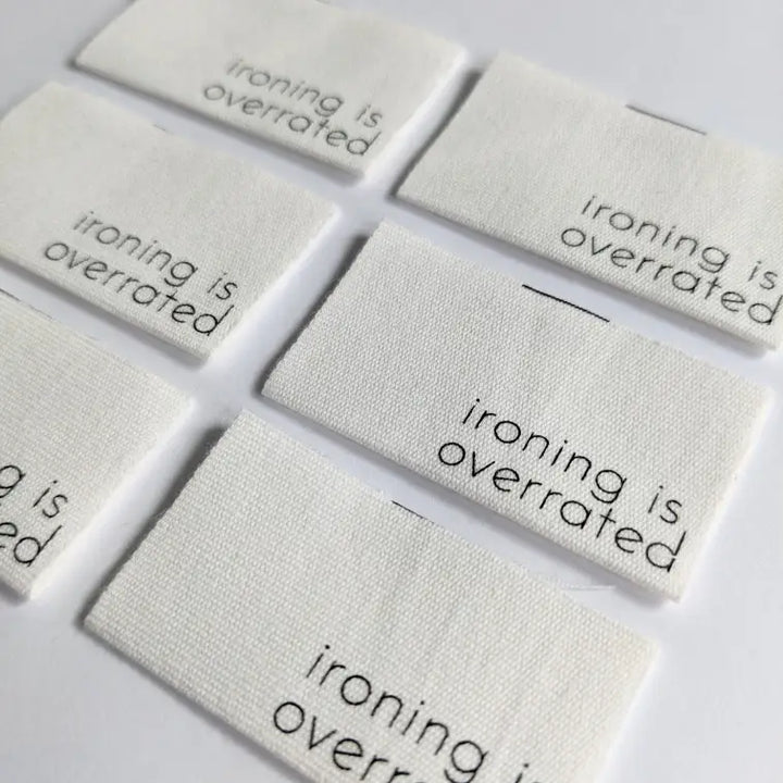 Ironing Is Overrrated | Cotton Luxe Labels
