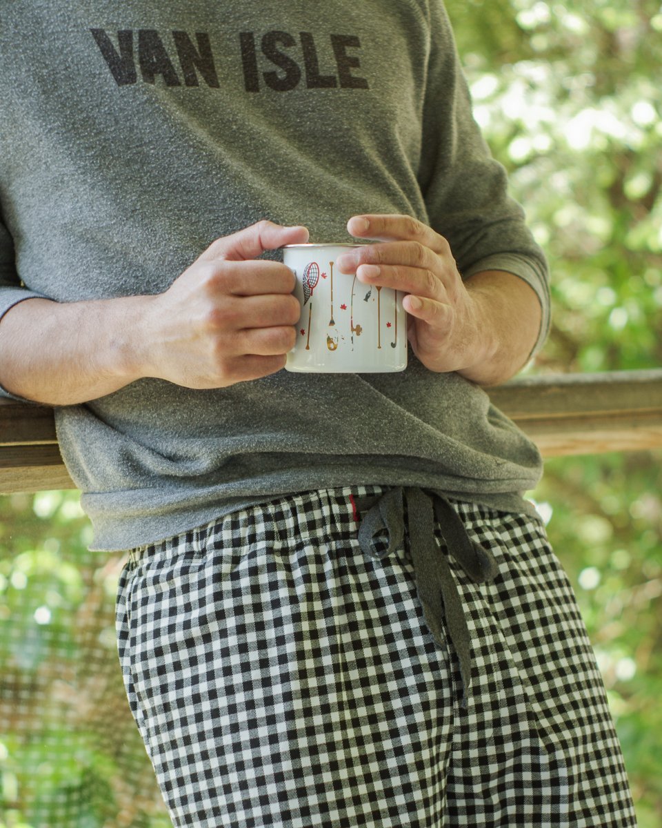 Thread Theory Eastwood Pajamas sewing pattern classic straight-leg pajama pants with elastic waistband and optional patch pocket