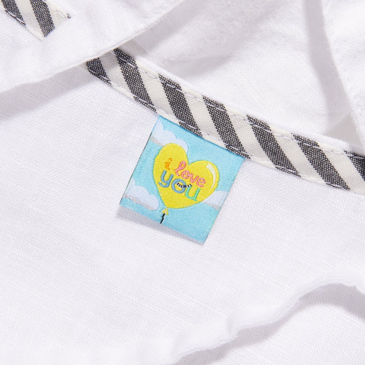 Kylie and the Machine Going Places kids’ labels by Brook Gossen – colorful woven tags and stickers with positive affirmations