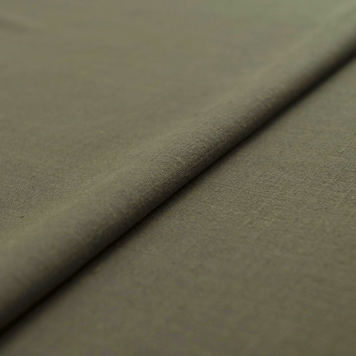Linen and Rayon Blend Fabric in pearl hue with subtle texture and soft sheen