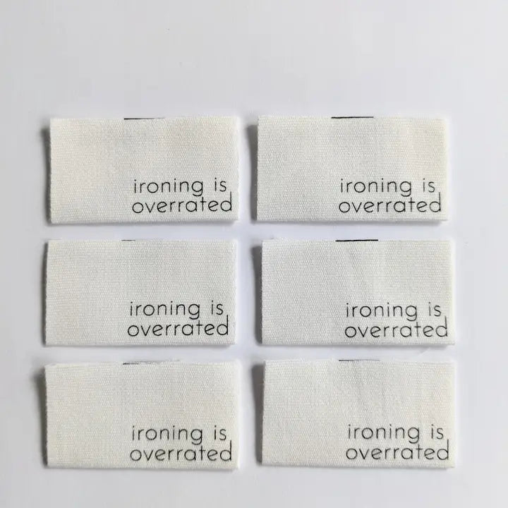 Ironing Is Overrrated | Cotton Luxe Labels