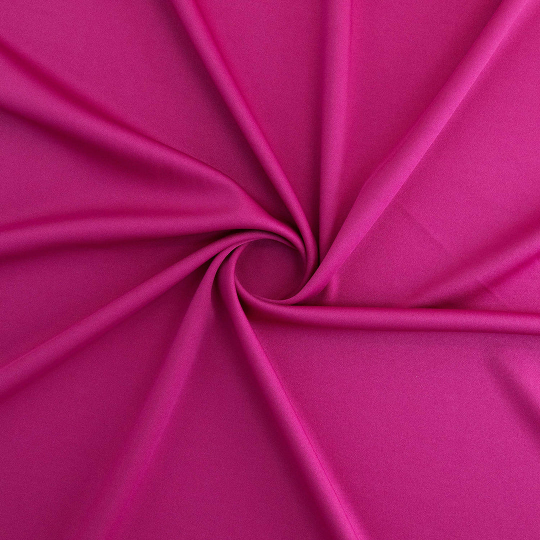Scuba Crepe Stretch Knit - Dragonfruit Pink