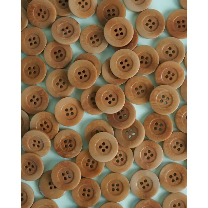 Corozo Nut Buttons Caramel - 3 sizes (20L, 30L, 40L)