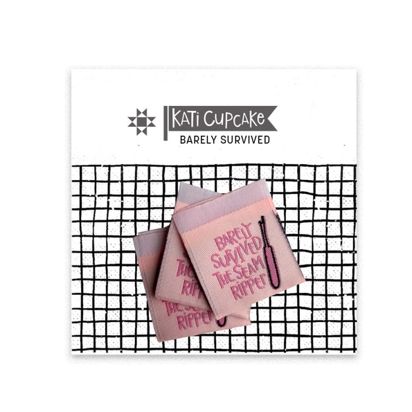 Kati Cupcake Sewing Labels - Barely Survived