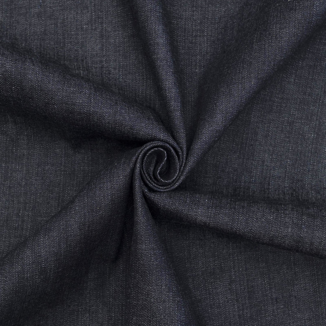 Self-edged denim fabric - medium weight cotton for durable sewing projects