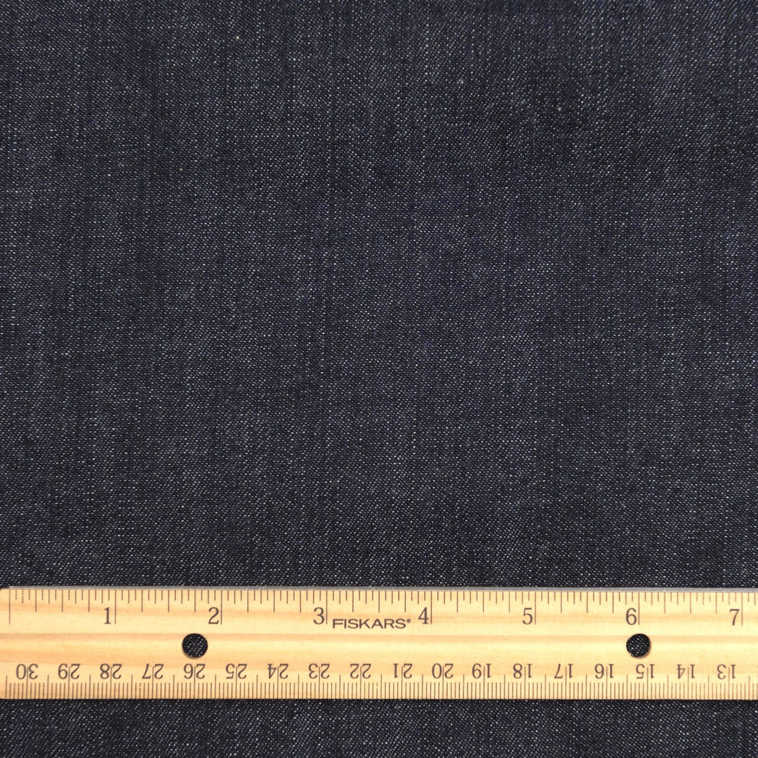 Self-edged denim fabric - medium weight cotton for durable sewing projects