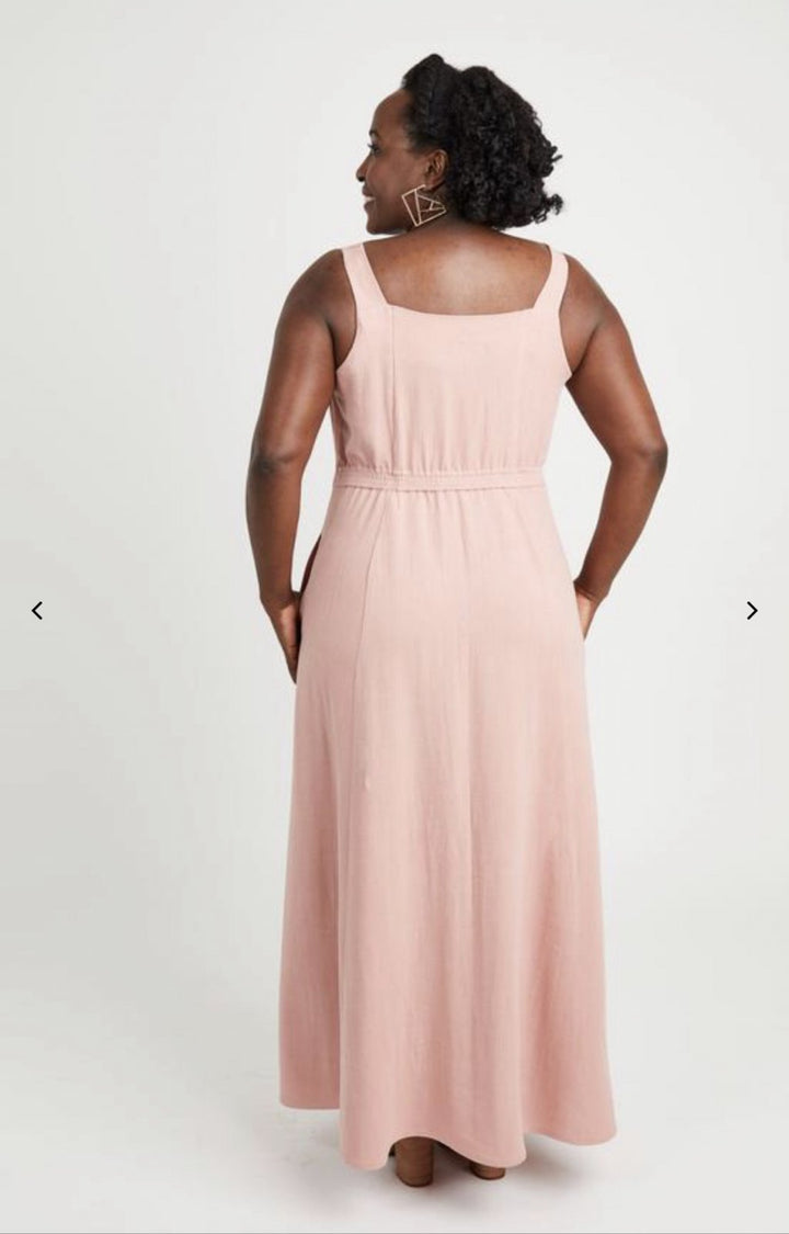 Cashmerette Holyoke Maxi Dress & Skirt Pattern – elastic waist maxi dress and full-length skirt sewing pattern