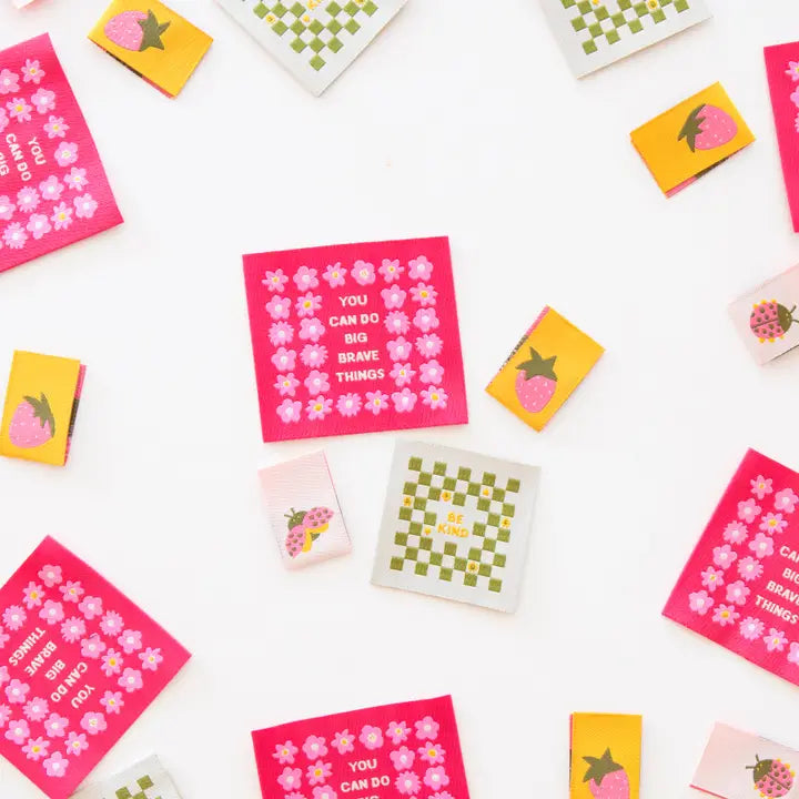 Woven Labels Multipack - Sarah Hearts - Joyful June