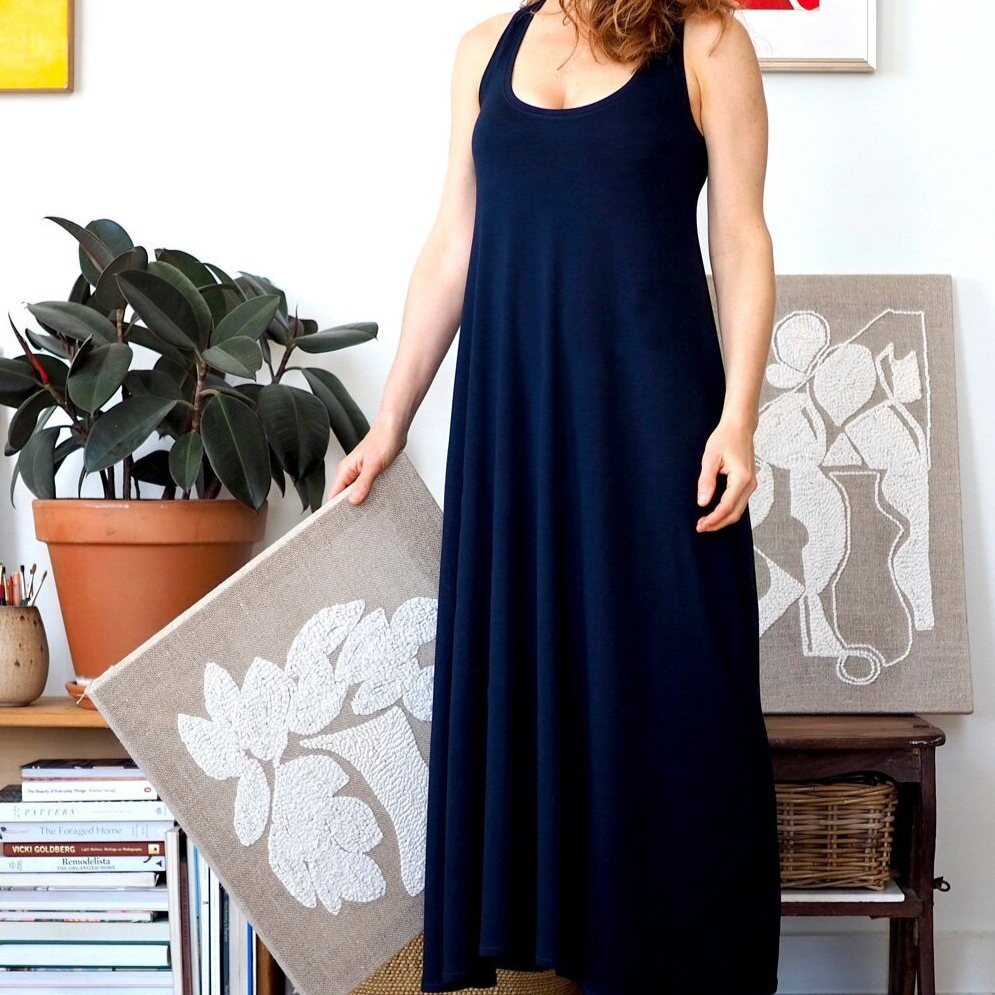 Christine Haynes Rumi Tank sewing pattern for dress and tank top in sizes 0–30