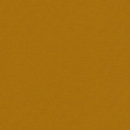 Ventana Twill – Gold fabric by Robert Kaufman, 100% cotton mid-weight twill with soft hand and subtle sheen, ideal for pants, shorts, and jackets.