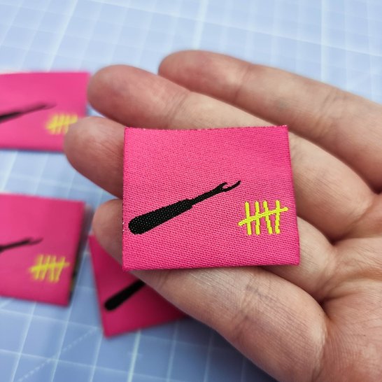 SA Labels Seam Ripper humorous garment tags for sewing fails and redos