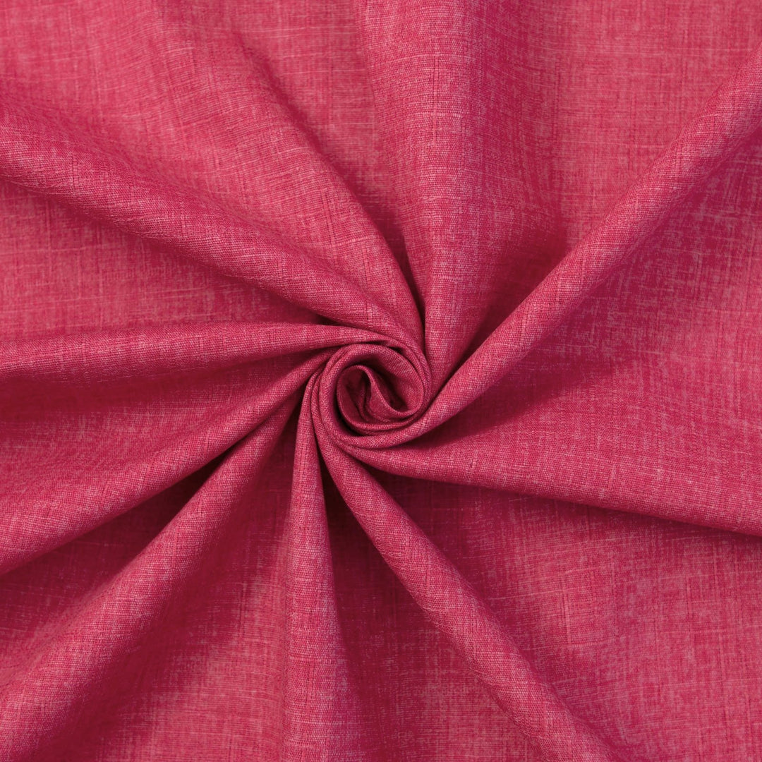 Japanese Dobby Heathered in Cranberry cotton fabric with textured weave