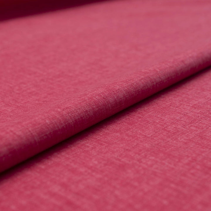 Japanese Dobby Heathered in Cranberry cotton fabric with textured weave