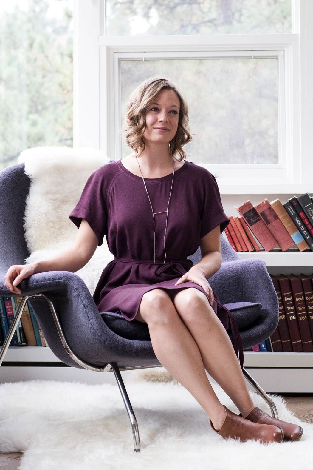 Allie Olson Coram Top & Dress sewing pattern – loose-fitting raglan with hi-low top and dress option